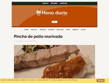 Tablet Screenshot of menudiario.com